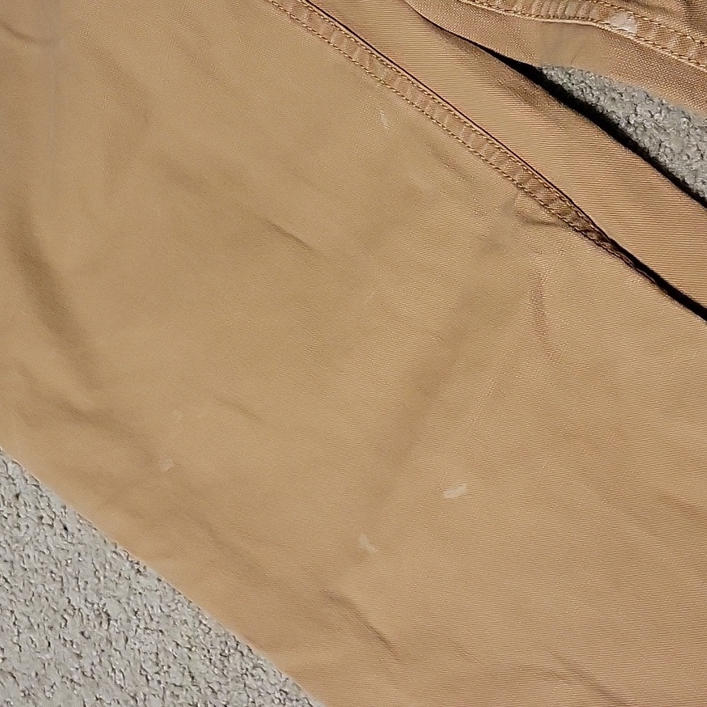 Mens Cabelas Tan Canvas 5 Pocket Jeans Work Outdoor Gear 38x34 Hunting Fishing - Picture 9 of 14